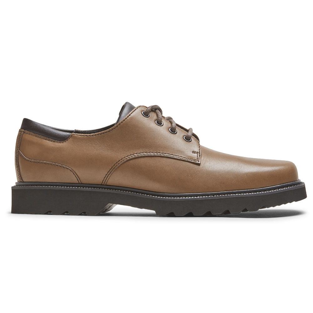 Rockport Mens Oxfords Dark Brown - Northfield Waterproof - UK 829-GBASUE